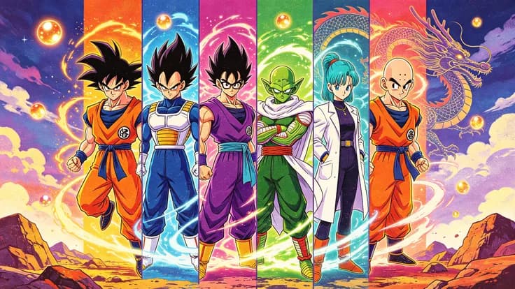 Dragon Ball Quiz tool illustration
