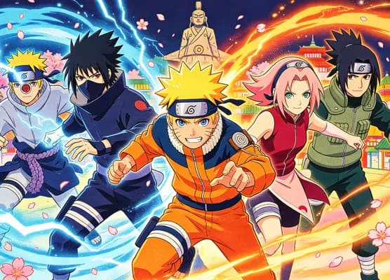 Naruto Character Quiz tool illustration