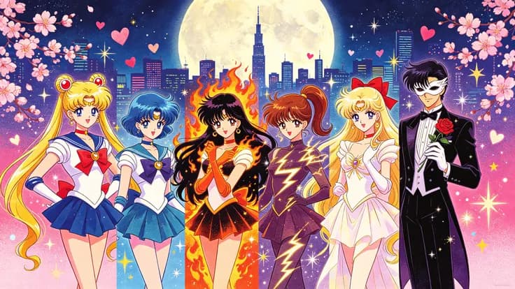Sailor Moon Quiz tool illustration