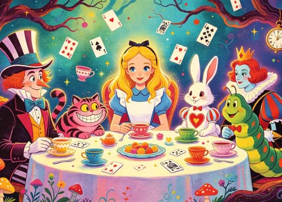 Alice in Wonderland Quiz tool illustration