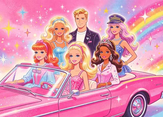 Barbie Character Quiz tool illustration