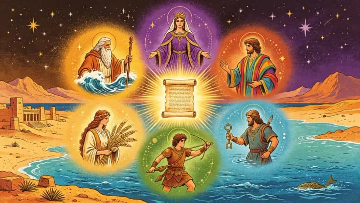 Bible Character Quiz tool illustration