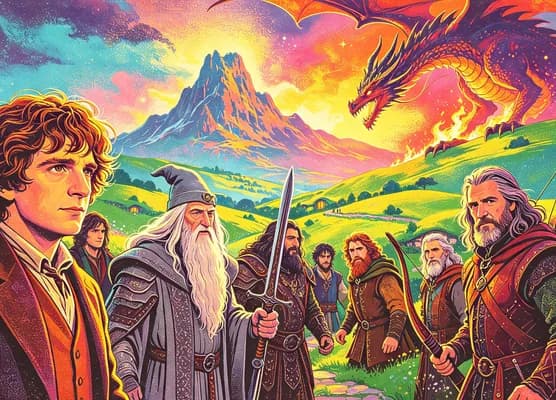 The Hobbit Character Quiz tool illustration