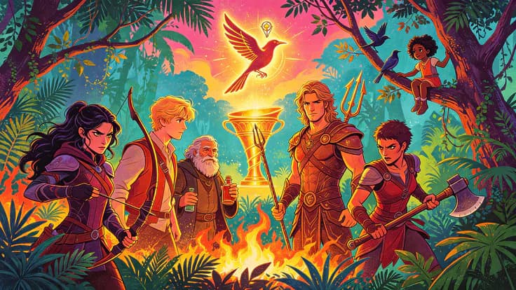 Hunger Games Quiz tool illustration