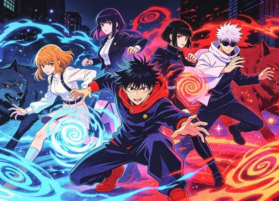 Jujutsu Kaisen Quiz tool illustration