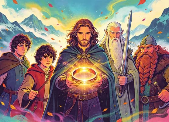 Lord of the Rings Quiz tool illustration