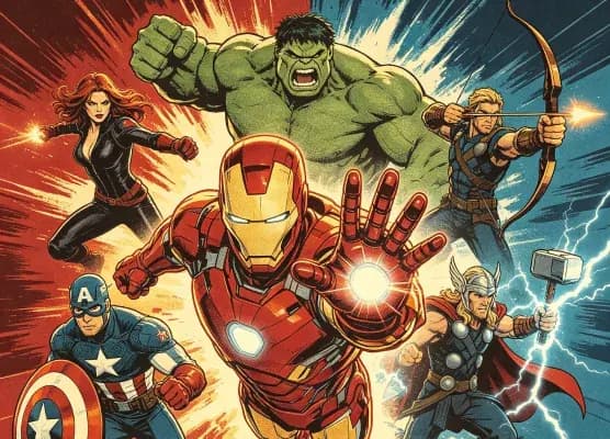 You Marvel Character tool illustration