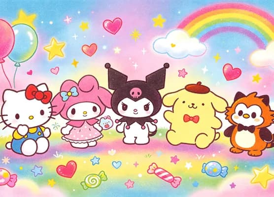 Sanrio Character Quiz tool illustration