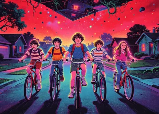 Stranger Things Quiz tool illustration