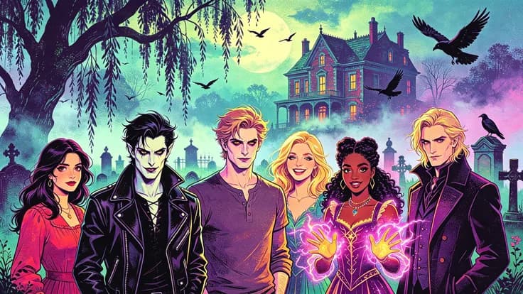 The Vampire Diaries Quiz tool illustration