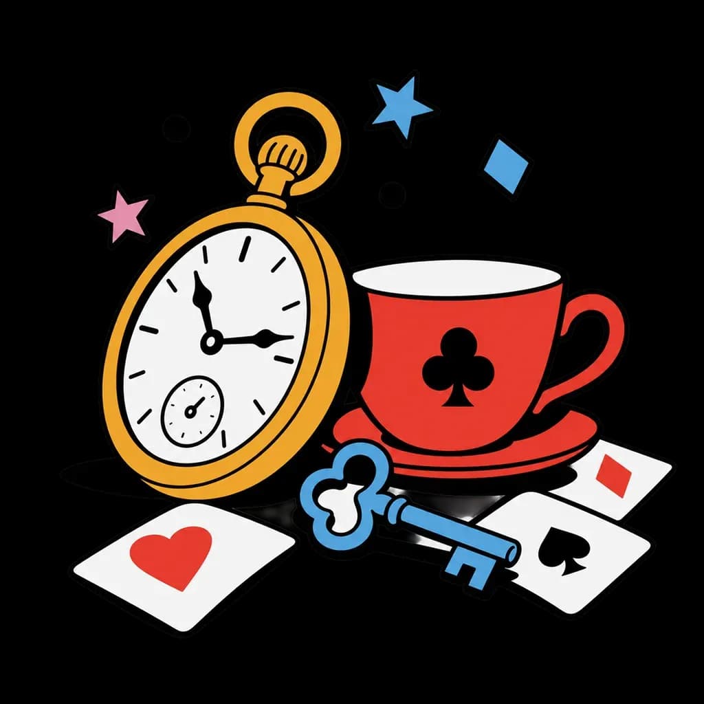 Alice in Wonderland Quiz character quiz illustration