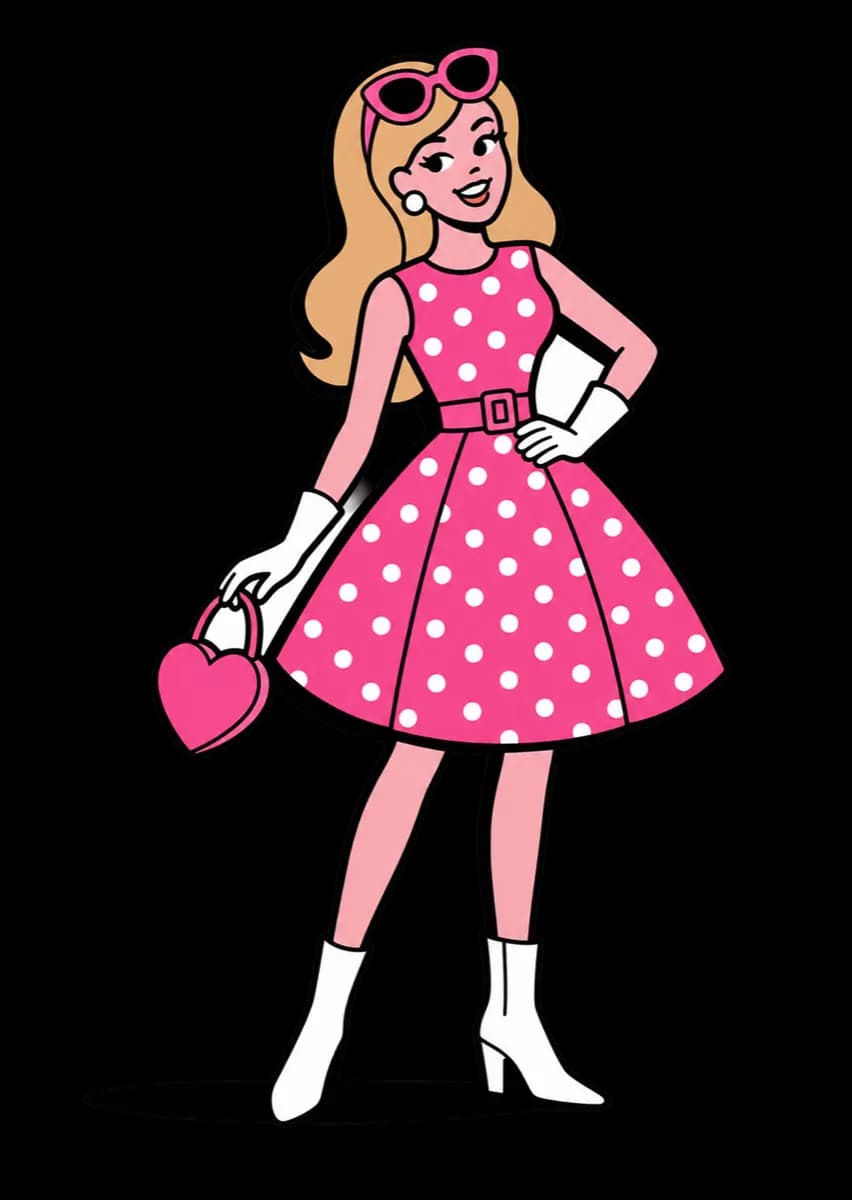 Barbie Character Quiz character quiz illustration
