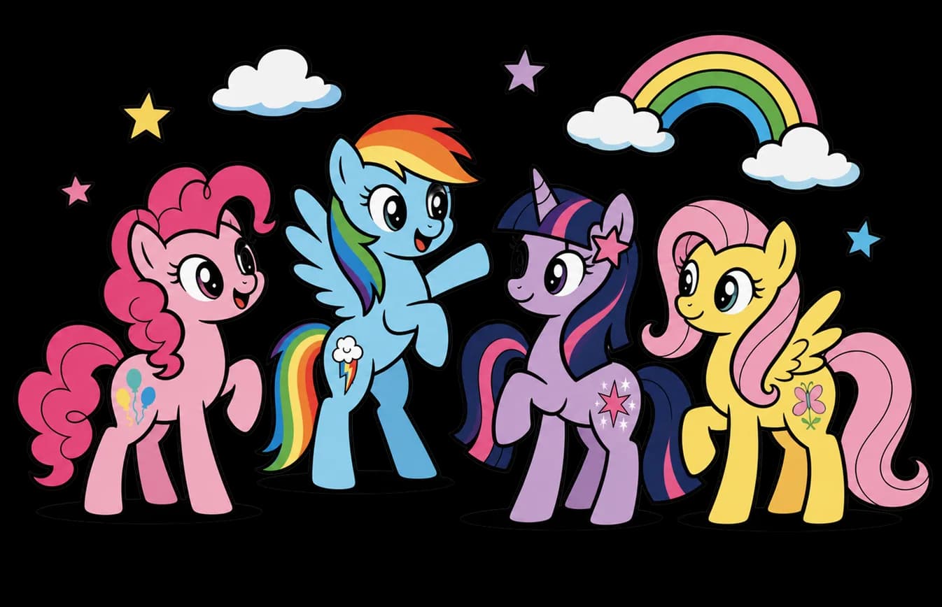 My Little Pony Quiz character quiz illustration