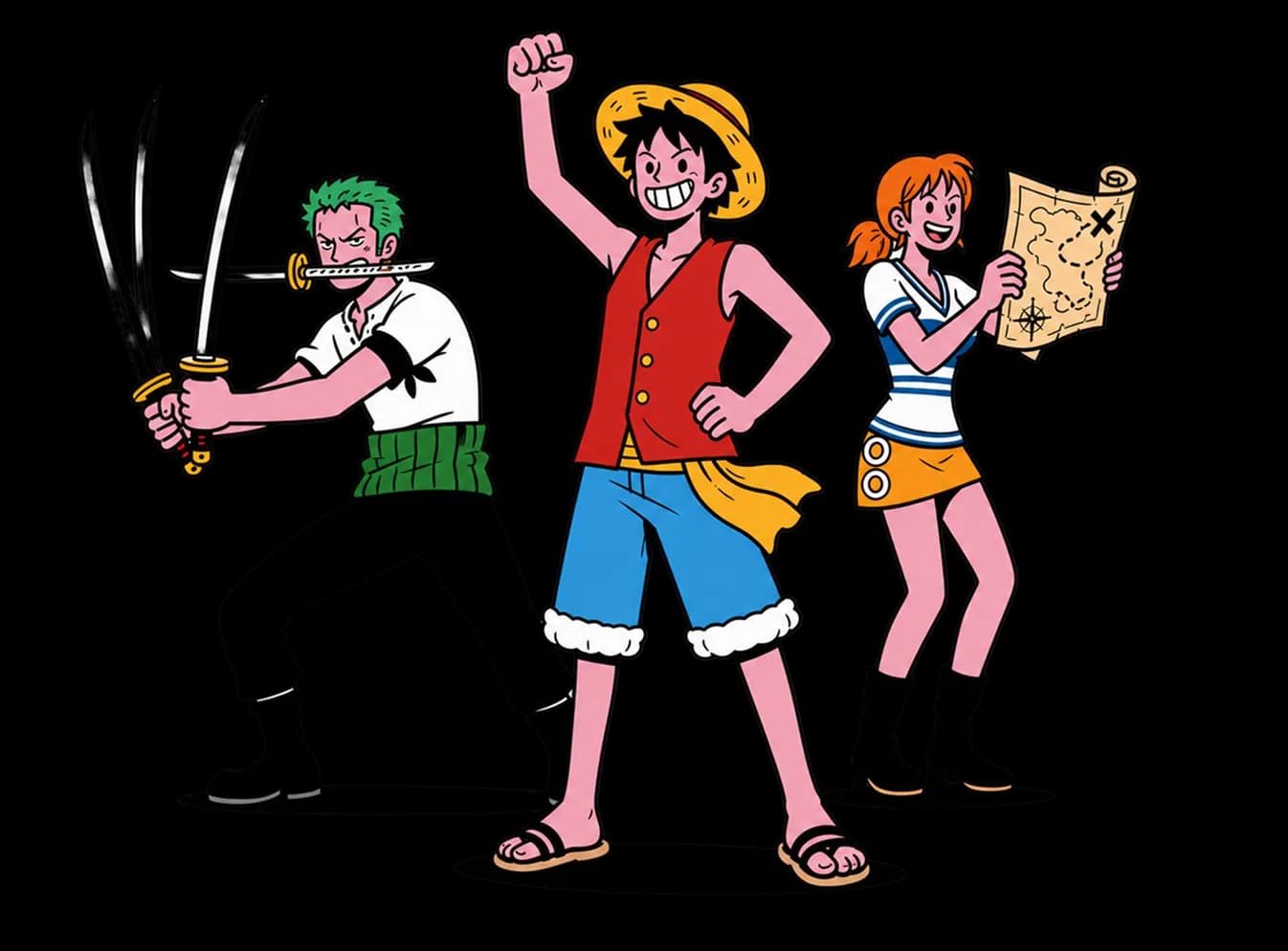 One Piece Character Quiz character quiz illustration