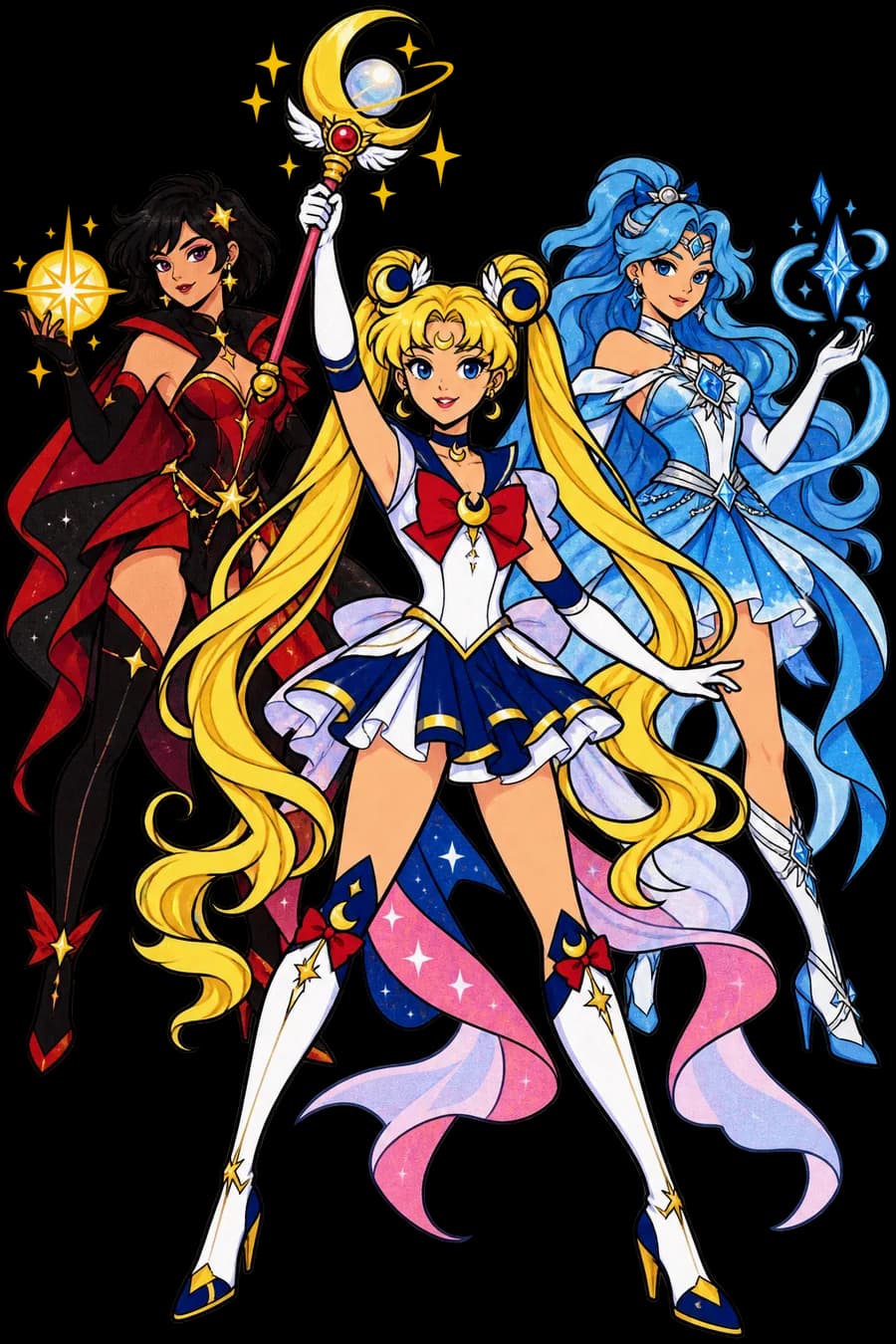 Sailor Moon Quiz character quiz illustration