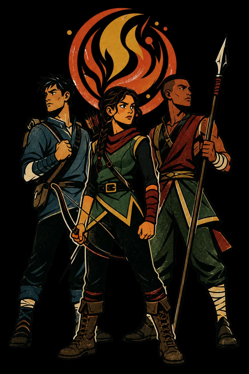 Hunger Games Quiz character quiz illustration
