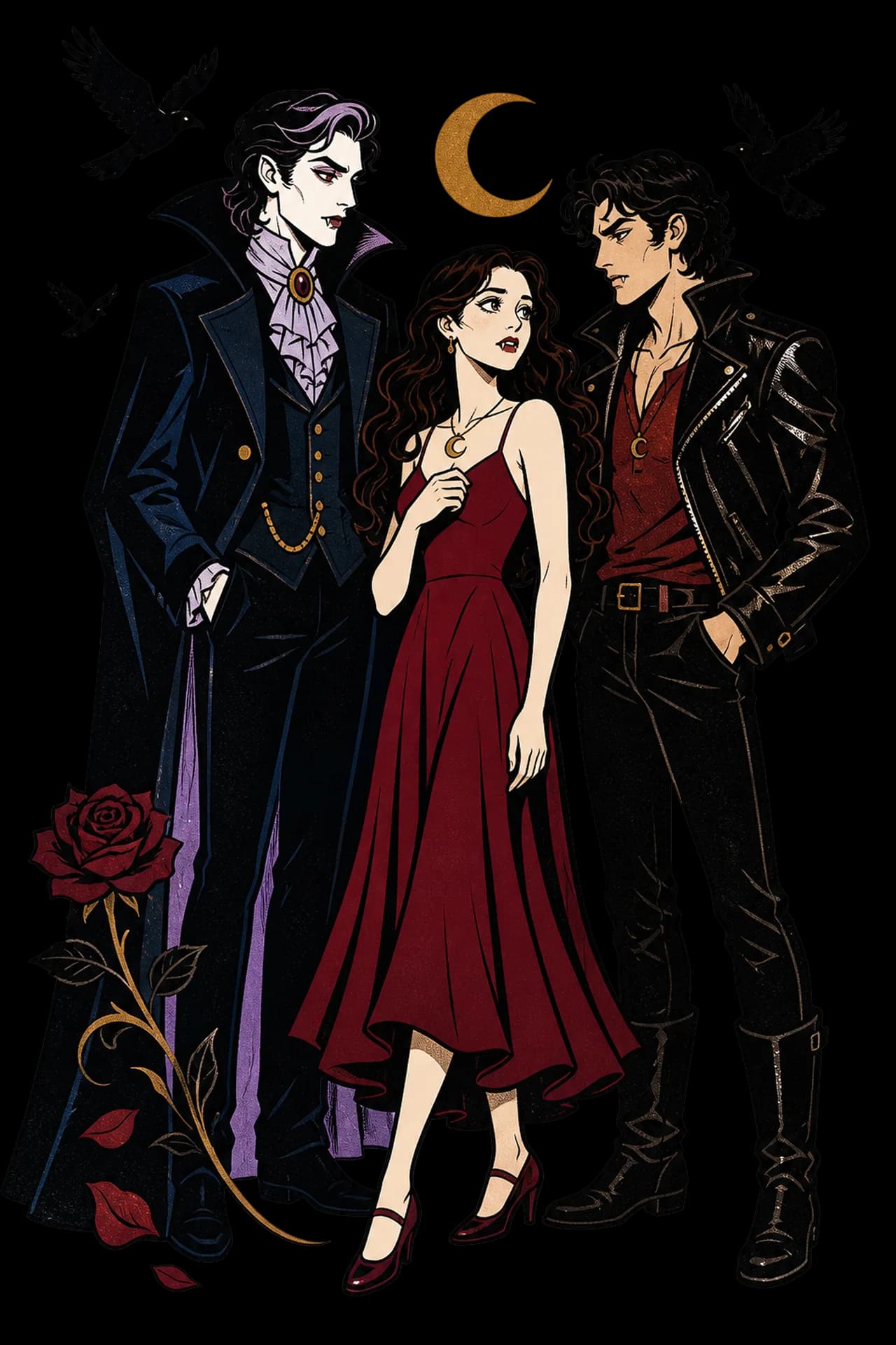 The Vampire Diaries Quiz character quiz illustration